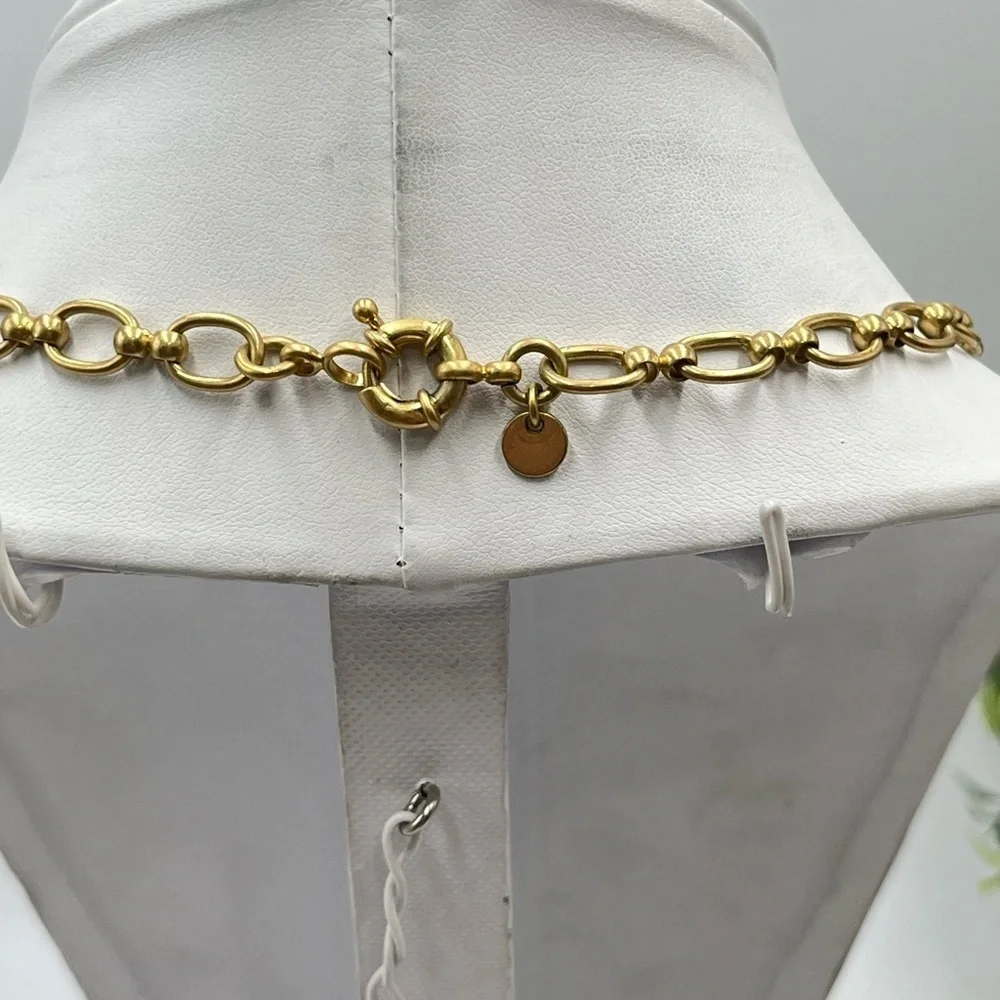 Madewell Framecraft Necklace Tortoise
Mixed Metal Black Matte Gold Tone
Chain - Picture 10 of 14